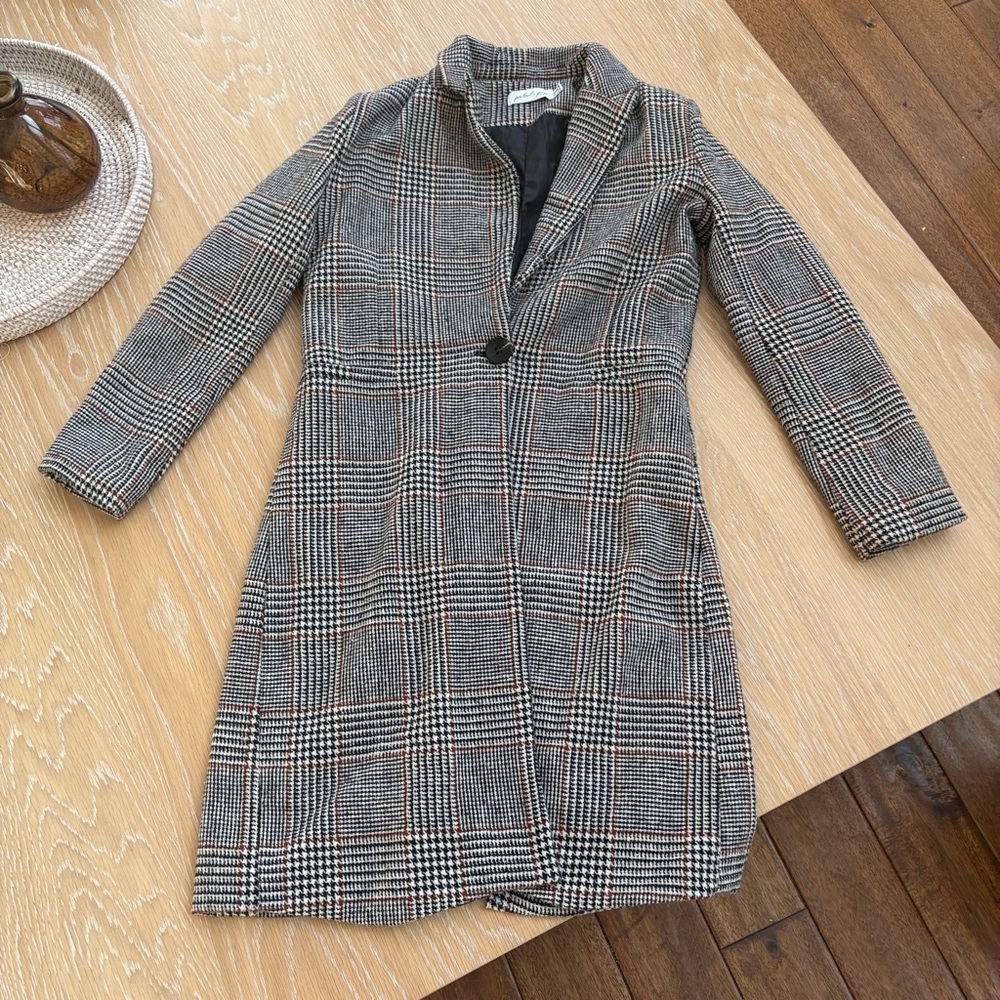 Petal & Pup Plaid Longline Coat